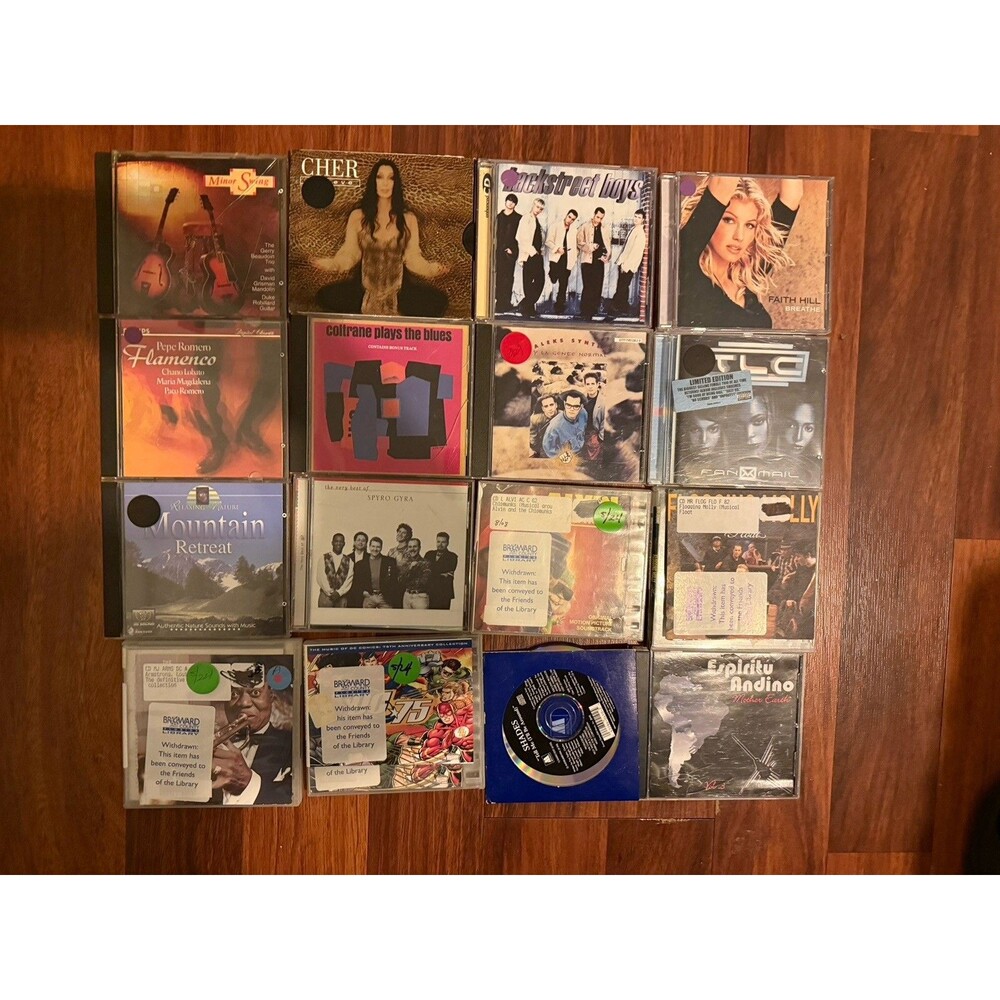 52 CD Lot Mixed Music Collection - Jazz Pop Rock Classical World Latin Kids